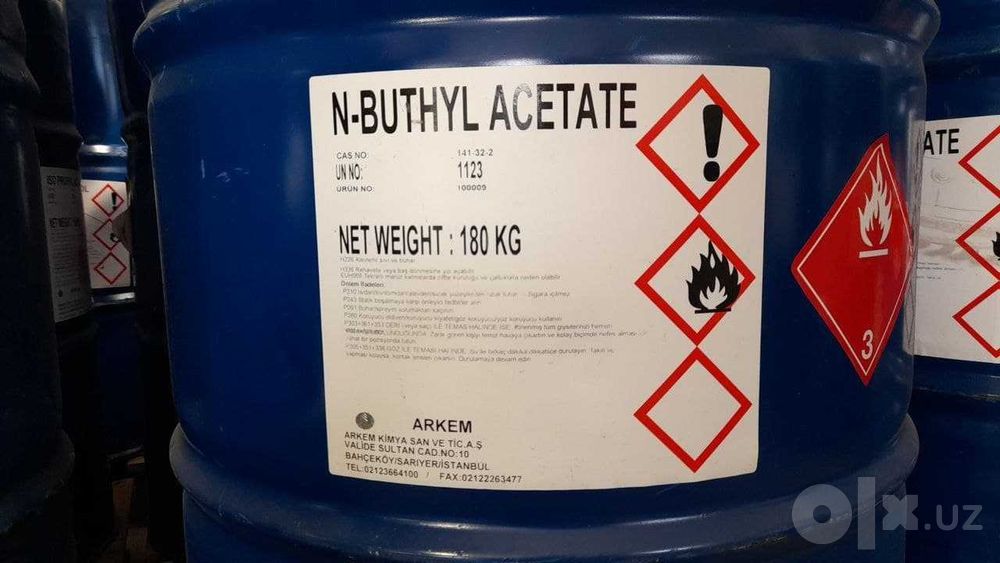 Бутилацетат 99,8%, Бутиловый эфир уксусной кислоты. Россия.