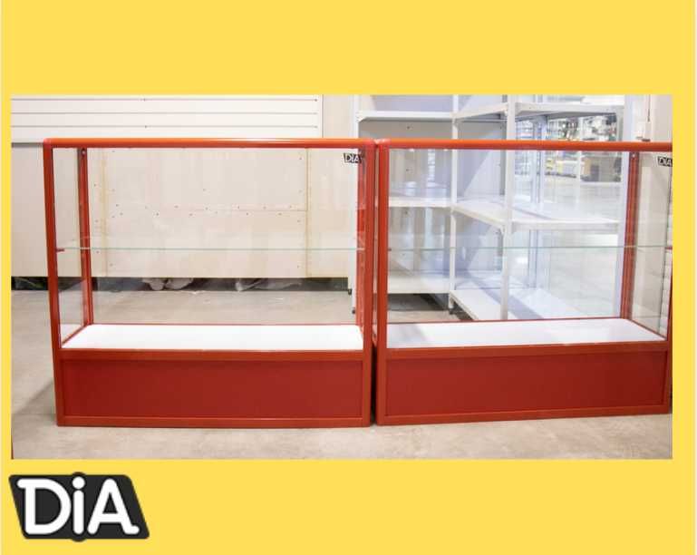 Прилавок витрина из профиля и стекла, торговые витрины для магазина