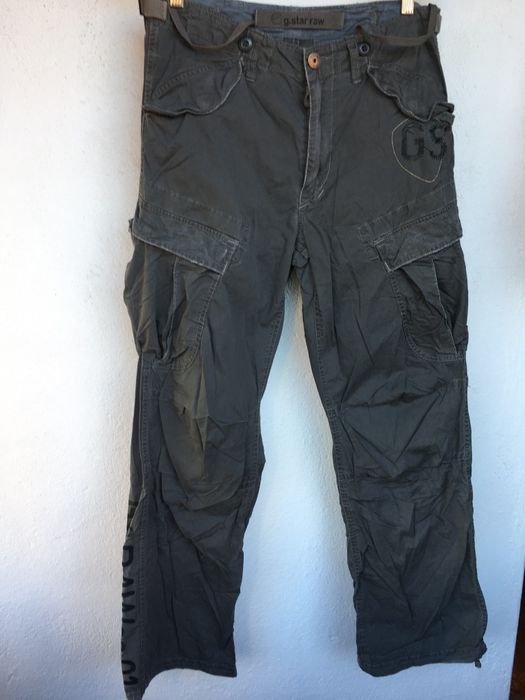 G-STAR Raw сиви карго панталони С/М