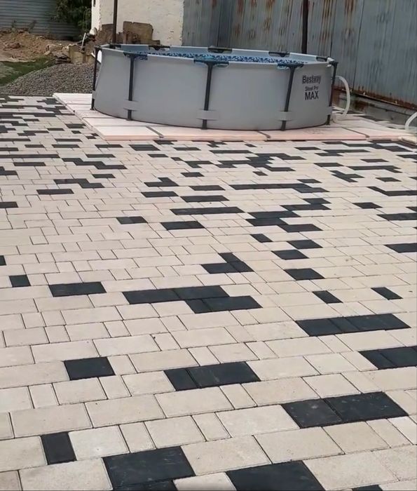 Брусчатка под ключ укладка
