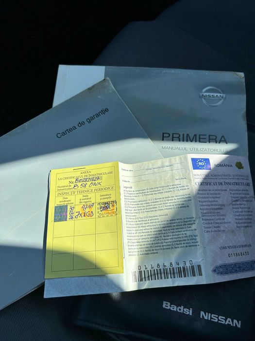 Nissan Primera P12 2007 1.8 Benzina