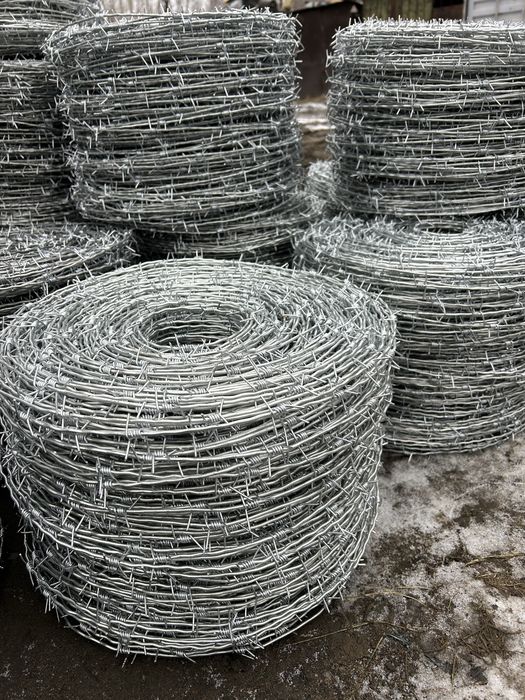Проволока колючая оцинкованная