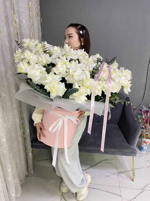 Белые французкие розы