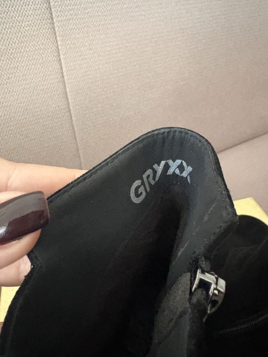 Botine Gryxx piele intoarsa