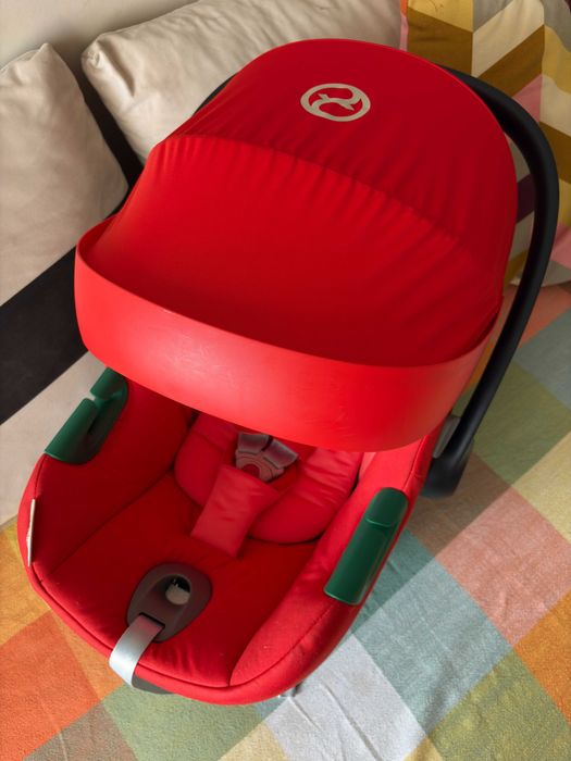 Cybex Aton S2 i-Size Infant Car Seat 0-24m Hibiscus Red