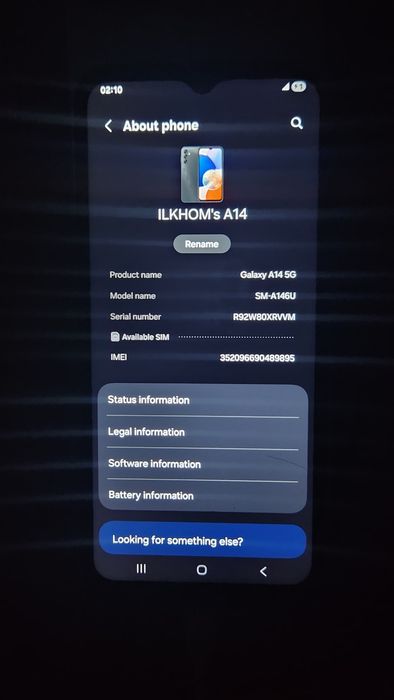 Samsung galaxy A14 5G