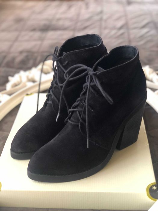 Ghete din piele intoarsa naturala marime 39