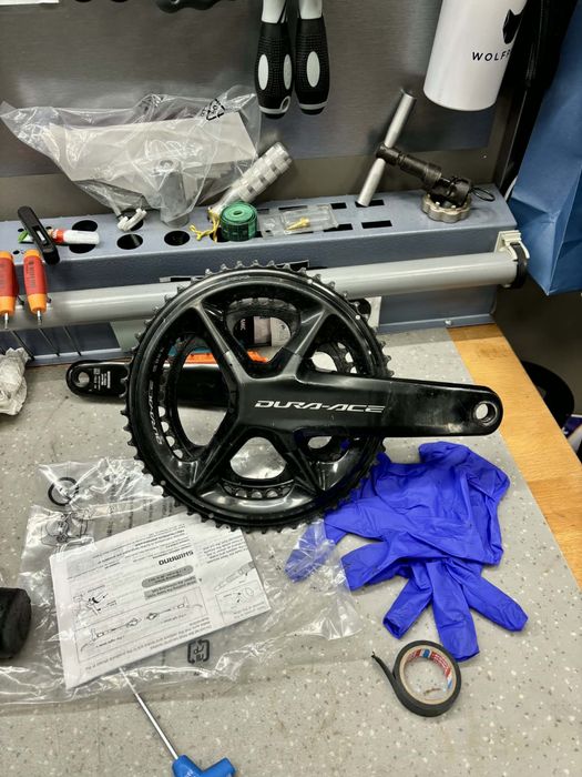 Dura ace 9200 курбел с плочи