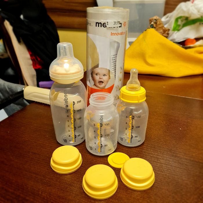 Електрическа помпа за кърма Medela шишета Calma конектори