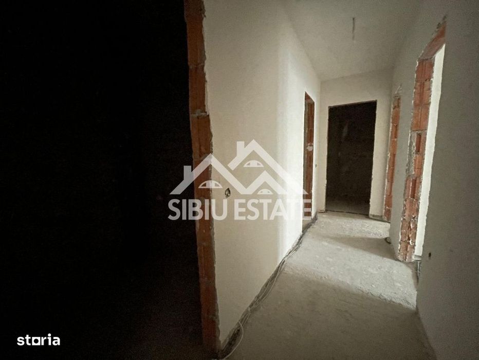 Apartament decomandat cu 2 camere-s.utila 52.57 mp, si gradina