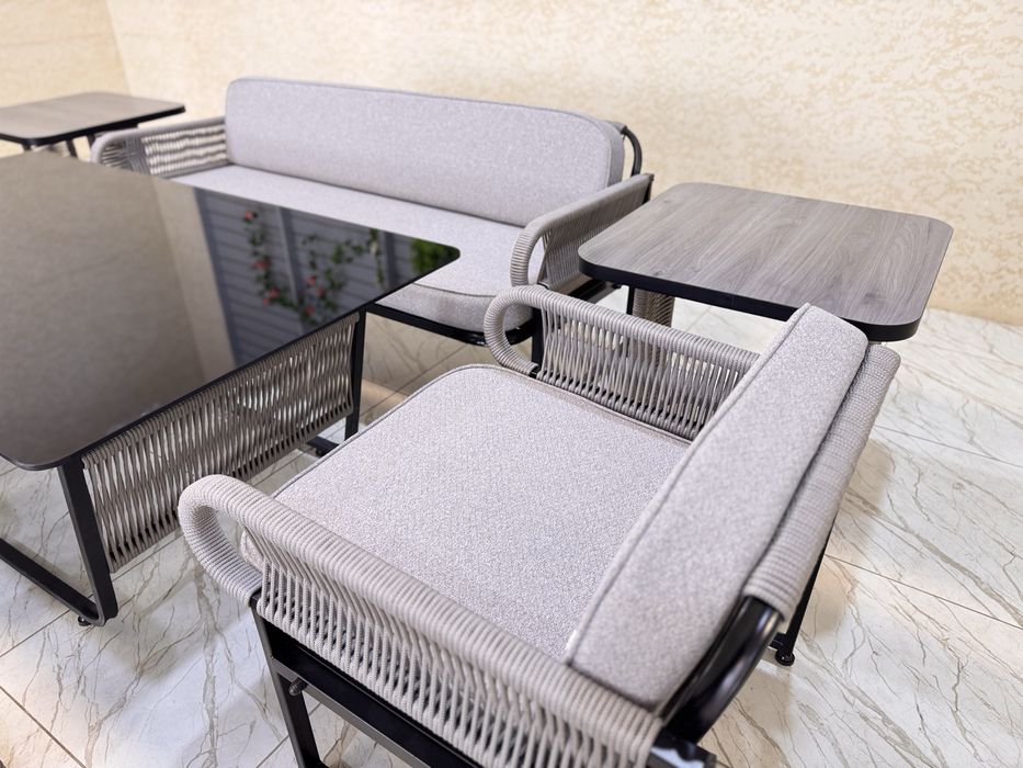 AROM  ’dan sifatli va zamonaviy bog‘ mebellari to‘liq to‘plam holida!