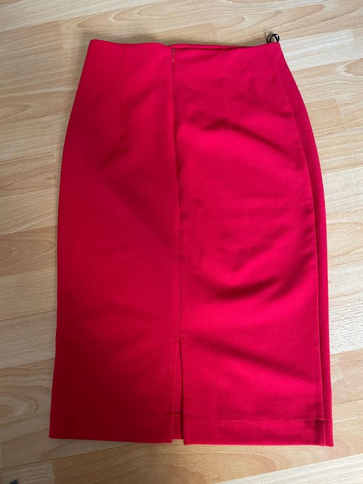 Fustă office roșie