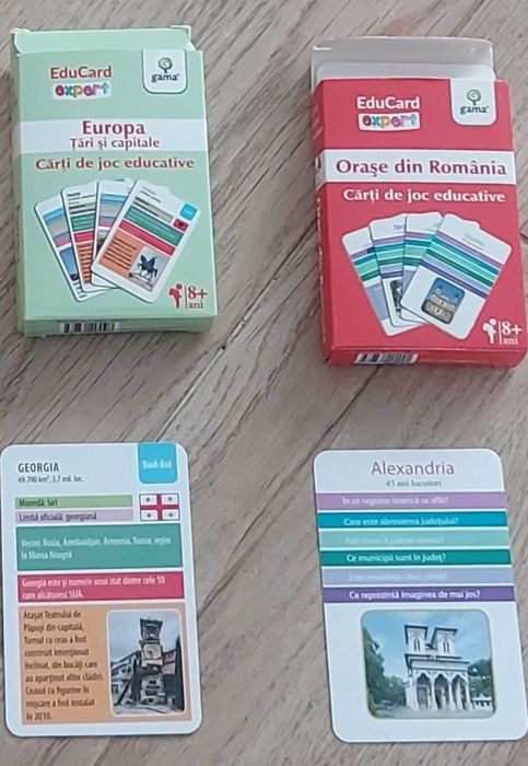 5 Cartonase educative, ca noi, pret 39 lei toate