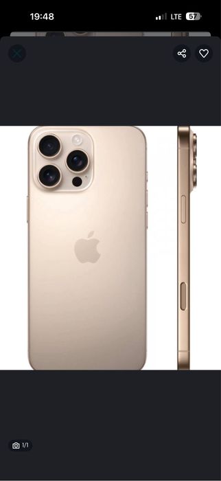 Apple 16 pro max 100 yoks