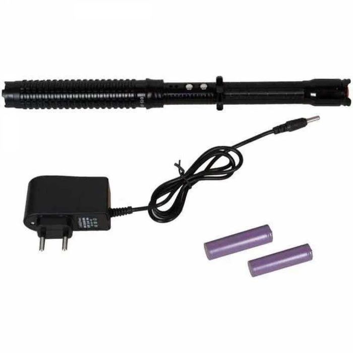 Electrosoc Baston Extensibil 43-49cm Metal 100 mil volti LiIon 7800mAh