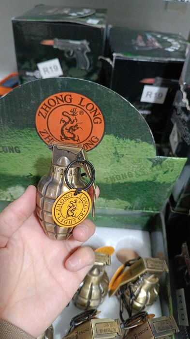 Зажигалка граната газовая