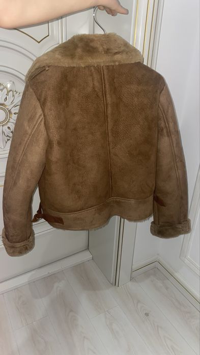 Короткая дубленка