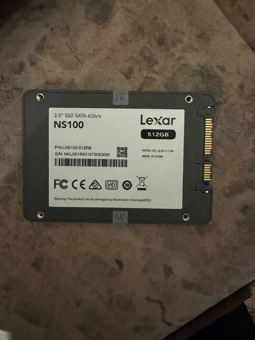 Срочно! Продаю 2.5 SSD SATA 6Gb/s 512 GB