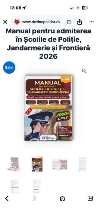 Manual editura Devino Polițist - în format PDF