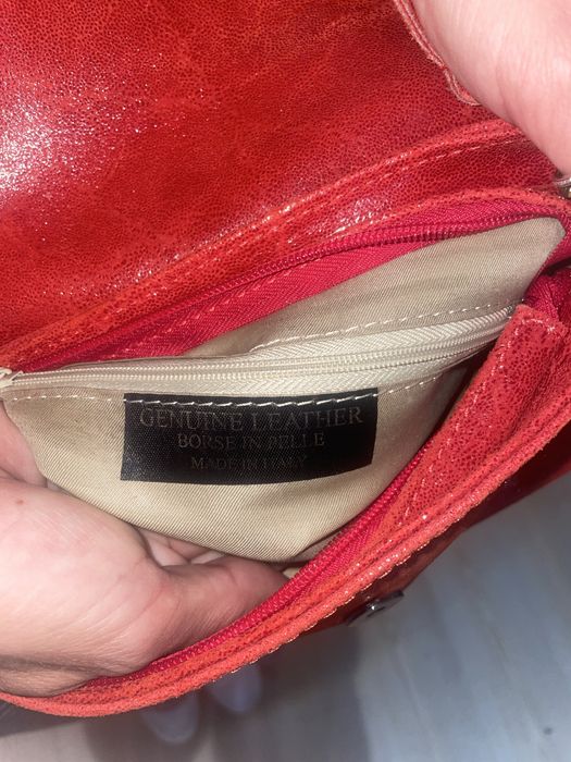 Чанта Genuine Leather Borse in Pelle MADE IN ITALY кожа