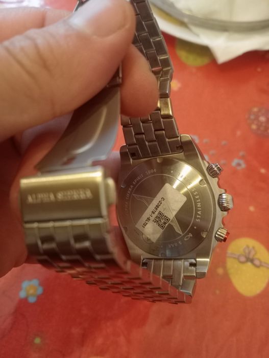 Ceas Alpha Sierra Spirit – cronograf, inox, original