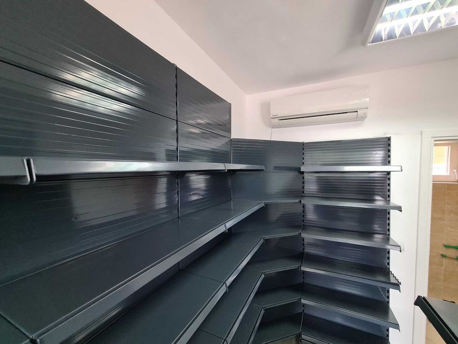 Стелажи крайстенни, островни, гондола  - НОВИ /налични на склад/