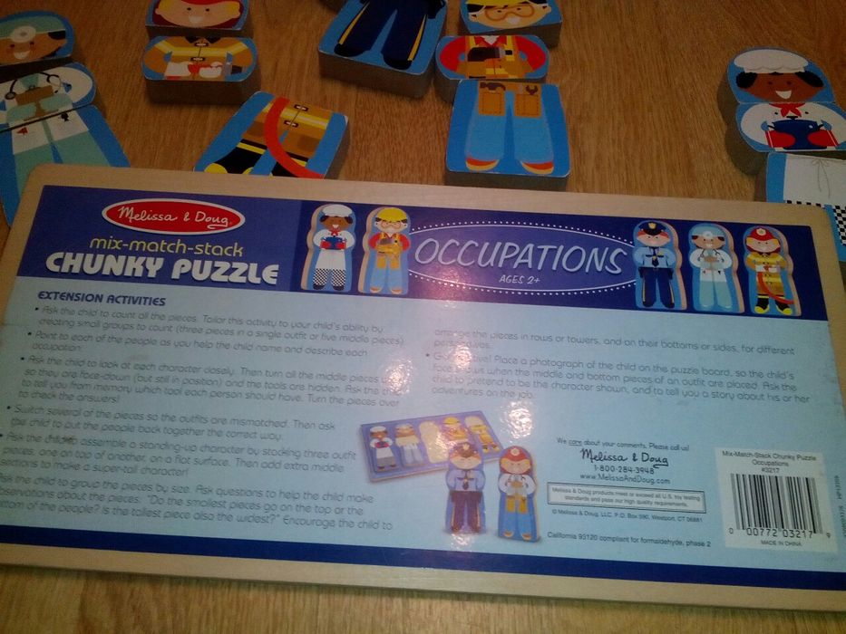 Joc puzzle educativ Melissa & Doug