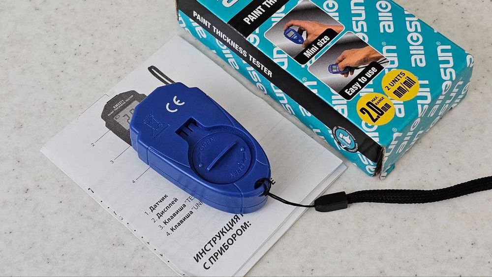 Тестер за дебелината на лаковото покритие за автомобили