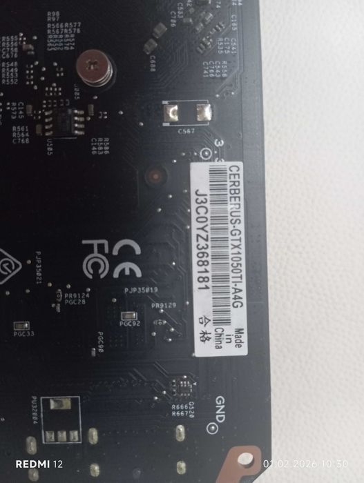 продам Видеокарта ASUS GeForce GTX 1050 Ti