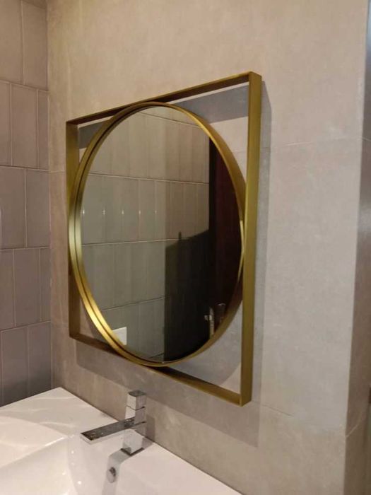 зеркало в лофт стиле 600