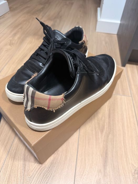 Мъжки кецове естествена кожа Burberry