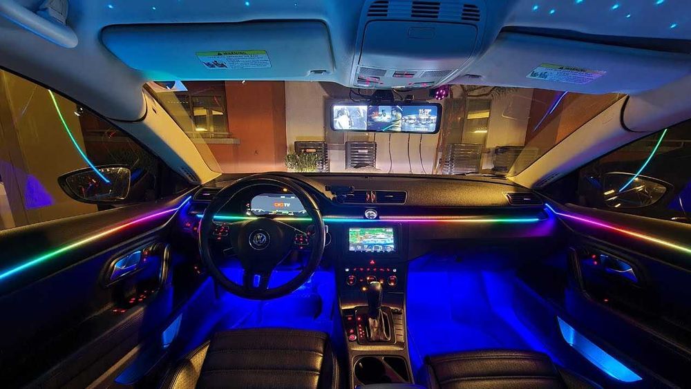 PREMIUM Lumini ambientale interior auto RGB Symphony 2023 LED Dinamice