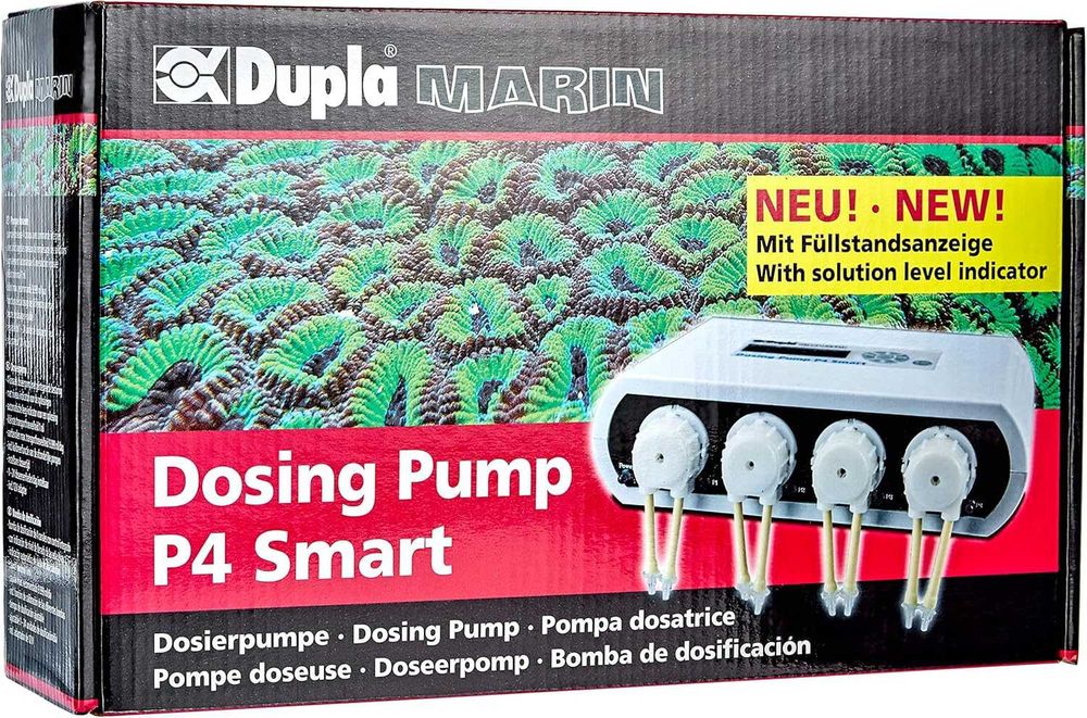 4-канална дозираща помпа Dupla Marin P4 Smart за соленоводни аквариуми