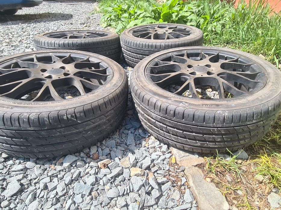 Jante aliaj R17 4x100 8.5J ET32 Germania, vw Golf 4, Bora, Polo + Anvelope 205/45