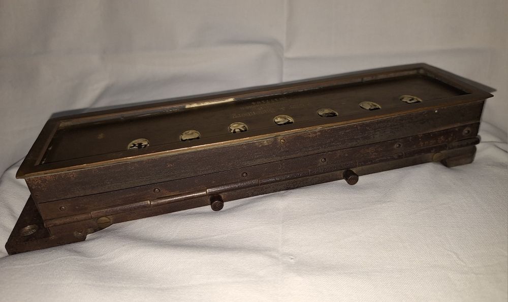 Стар немски уред,брояч за парна машина--Schaffer&Budenberg