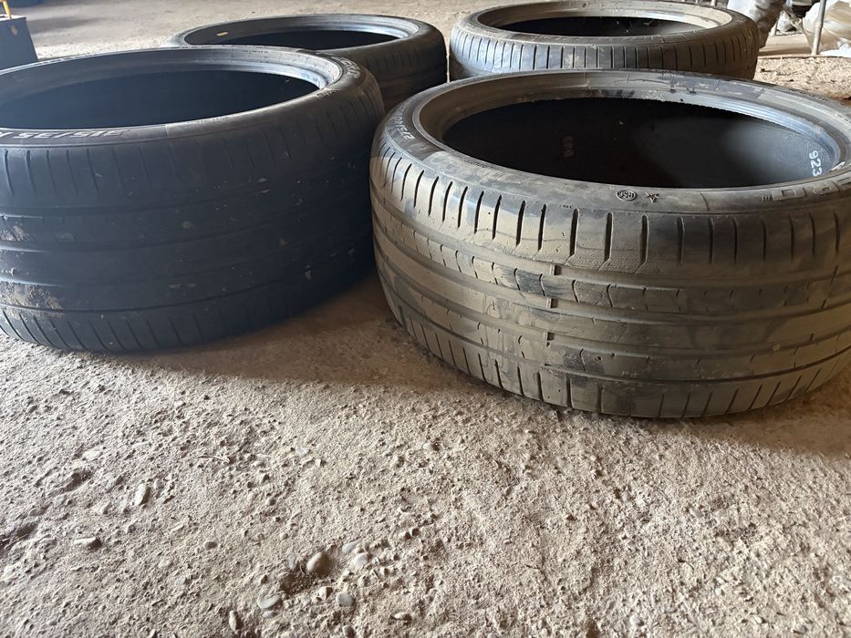 Шины pirelli p zero разноширокие от x5 g05 15тыс км пробег по кореи