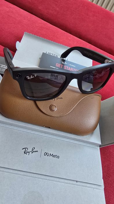 Ray Ban Meta Wayfarer, AI, Graphite Gradient Polar