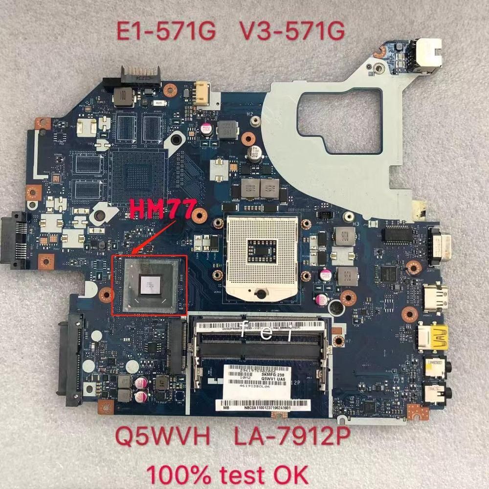 Материнская плата от ноутбука Асер la-7912p slj8c E1-571 / V3-571g: 500 ...