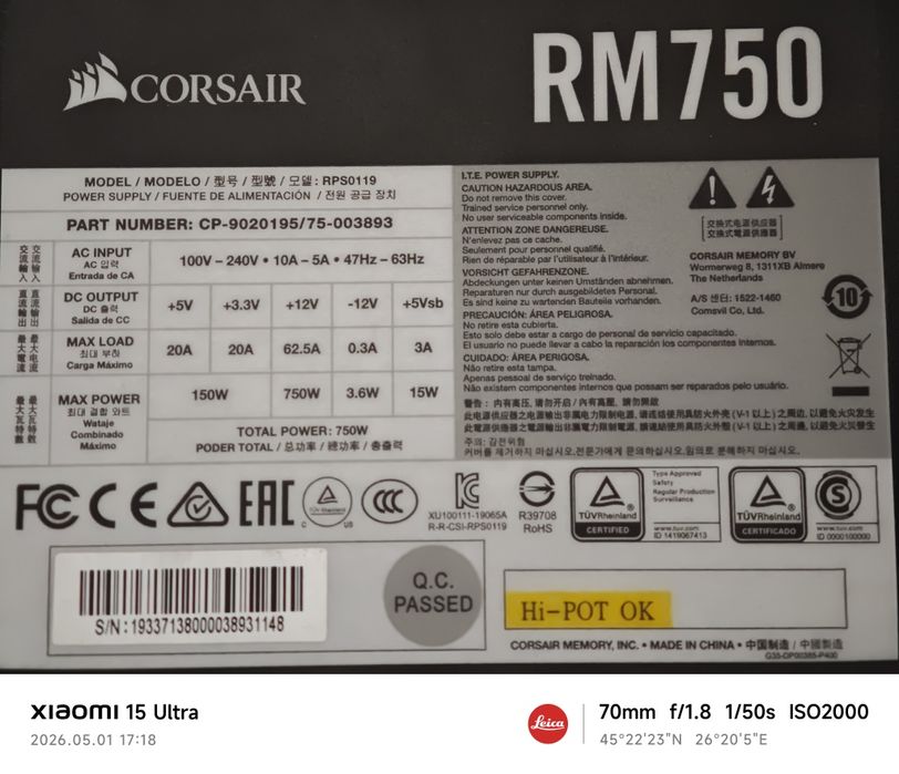 Kit Asus Z97 Pro, i7 4790k, 24 GB DDR3 1600Mhz Sursa Corsair RM 750W