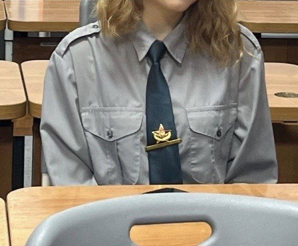 рубашка с галстуком для нвп