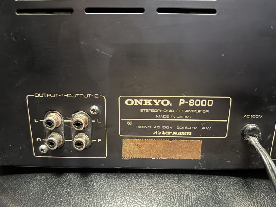 Onkyo P 8000 предварительный усилитель!