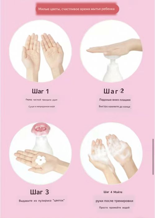 Жидкое мыло цветочки