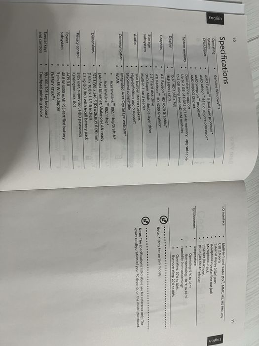 Ноутбук Acer в отличном состоянии