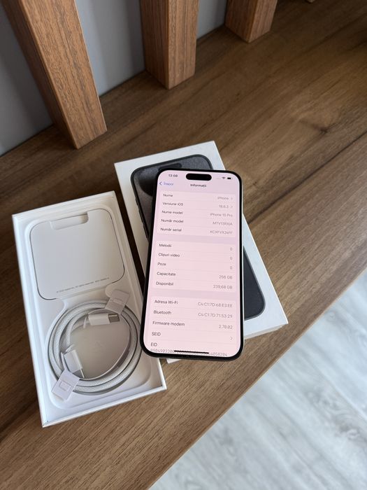 Iphone 15 Pro 256GB - Impecabil