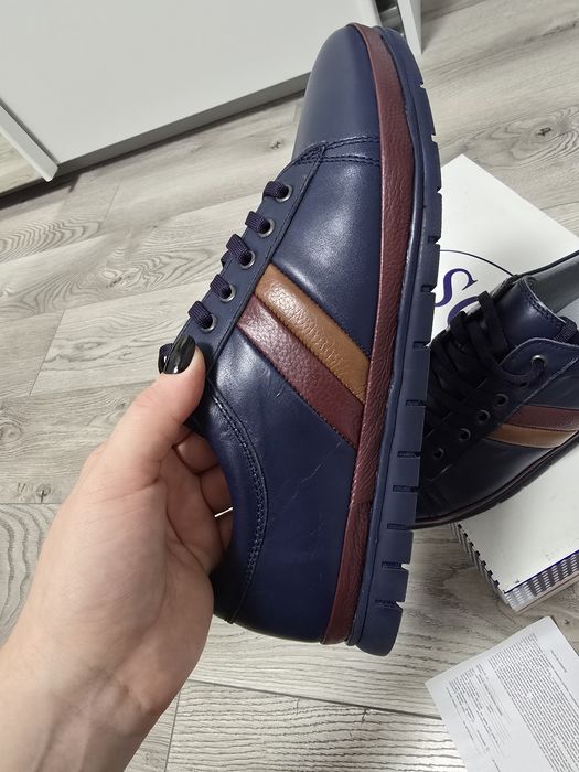 Pantofi piele moale bărbați