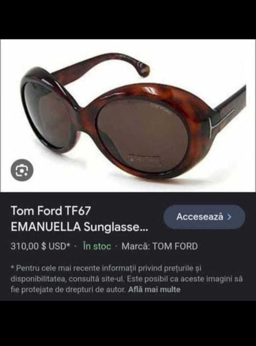 Ochelari soare originali Tom Ford