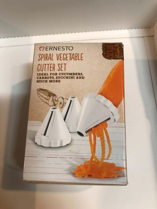 Ernesto Spiral Vegetable Cutter Set - Спираловидни резачки за зеленчуци и плодове!