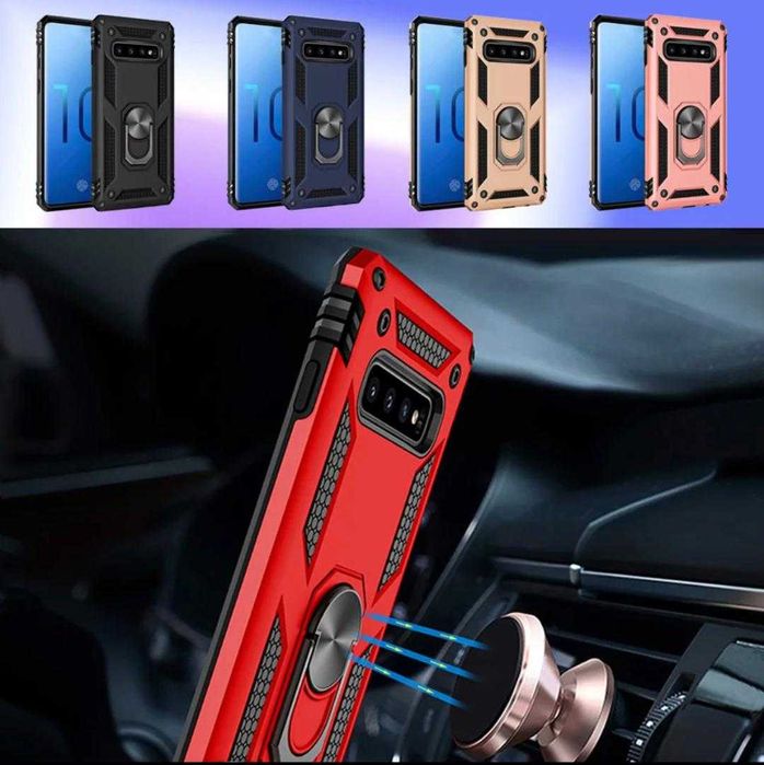 Husa hybrid ARMOR cu inel pt. Samsung Galaxy S10 , S10+ , S10 Plus