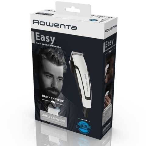 Aparat de tuns Rowenta Driver TN1601F1, 4 piepteni 3-6-9-12 mm, 3 micro-setari de precizie, negru & alb - Rowenta