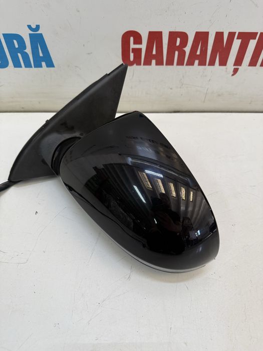 Oglinda retrovizoare stanga rabatabila electric incalzita lumina ambientala VW Passat B6 negru LC9X neagra